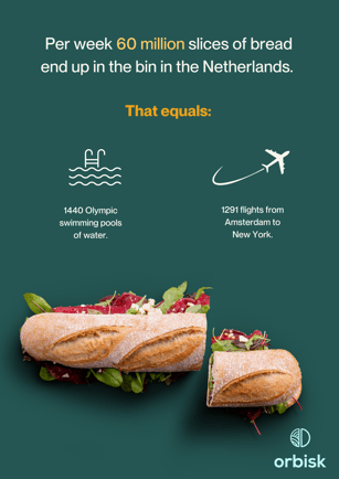 Food fact poster on bread